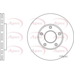 Brake Disc APEC DSK3052 OE Ref 402063NL0A