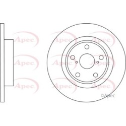 Brake Disc APEC DSK3053 OE Ref 5561157L01
