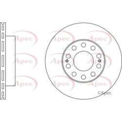 Brake Disc APEC DSK3055 OE Ref 7420924727 APEC