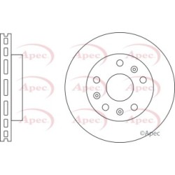 Brake Disc APEC DSK3058 OE Ref 424988