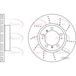 Brake Disc APEC DSK3059 OE Ref 98735140201