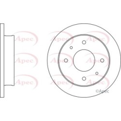 Brake Disc APEC DSK306 OE Ref 5171202010