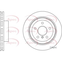 Brake Disc APEC DSK3064 OE Ref 34216793127