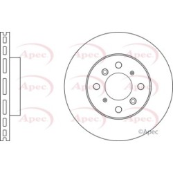 Brake Disc APEC DSK3068 OE Ref 45251ST7Z00 APEC