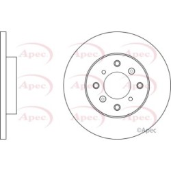 Brake Disc APEC DSK3069 OE Ref 42510ST7Z00