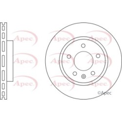 Brake Disc APEC DSK3077 OE Ref 13586855