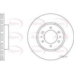 Brake Disc APEC DSK3082 OE Ref 435120K140
