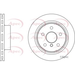 Brake Disc APEC DSK3085 OE Ref 34116792215