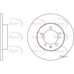 Brake Disc APEC DSK3088 OE Ref 5561161M20