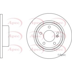 Brake Disc APEC DSK3091 OE Ref 2464230712
