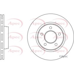 Brake Disc APEC DSK3093 OE Ref 31381374