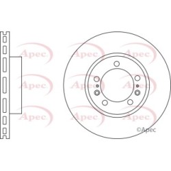 Brake Disc APEC DSK3094 OE Ref 5531172L00 APEC