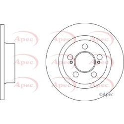Brake Disc APEC DSK3095 OE Ref 5561172L00