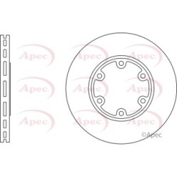 Brake Disc APEC DSK3096 OE Ref SD163325XA APEC