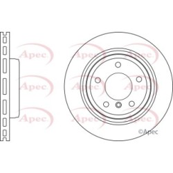 Brake Disc APEC DSK3099 OE Ref 34216864900