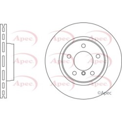 Brake Disc APEC DSK3100 OE Ref 34116792221