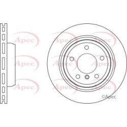 Brake Disc APEC DSK3101 OE Ref 34216864899