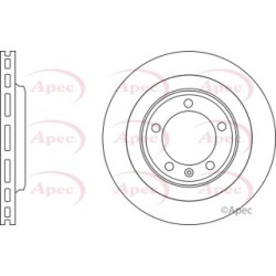 Brake Disc APEC DSK3102 OE Ref 4H0615601L
