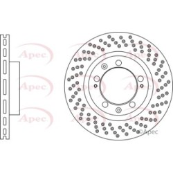 Brake Disc APEC DSK3109 OE Ref 99335104401