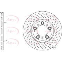 Brake Disc APEC DSK3111 OE Ref 99635240600