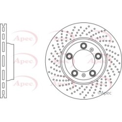 Brake Disc APEC DSK3112 OE Ref 99635140902