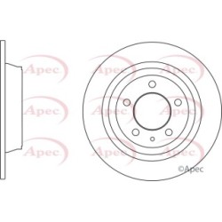 Brake Disc APEC DSK3121 OE Ref 5202204