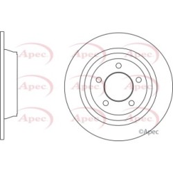 Brake Disc APEC DSK3122 OE Ref 5202205