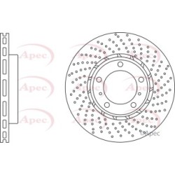 Brake Disc APEC DSK3126 OE Ref 98135140101