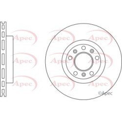 Brake Disc APEC DSK3130 OE Ref 9675223380