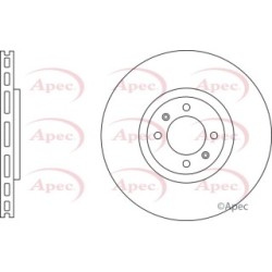 Brake Disc APEC DSK3132 OE Ref 4249L6