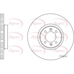 Brake Disc APEC DSK3133 OE Ref 402065719R