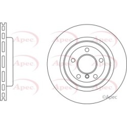 Brake Disc APEC DSK3136 OE Ref 34116785676