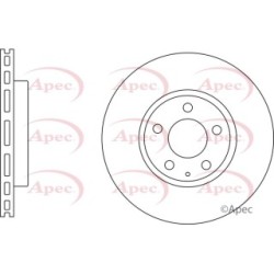 Brake Disc APEC DSK3137 OE Ref BJT233251A