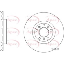 Brake Disc APEC DSK3138 OE Ref 1642761380