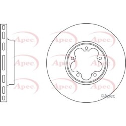 Brake Disc APEC DSK3140 OE Ref 1822205