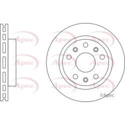 Brake Disc APEC DSK3143 OE Ref 1610704680