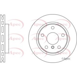 Brake Disc APEC DSK3145 OE Ref 34116799351