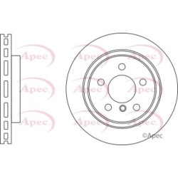 Brake Disc APEC DSK3149 OE Ref 34106891080