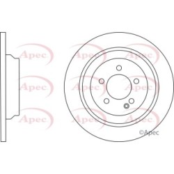 Brake Disc APEC DSK3151 OE Ref 4474230412