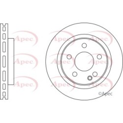 Brake Disc APEC DSK3154 OE Ref A4474210312