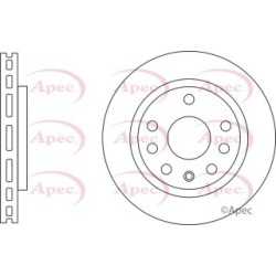 Brake Disc APEC DSK3157 OE Ref 95517219