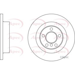 Brake Disc APEC DSK3158 OE Ref 34219811540 APEC