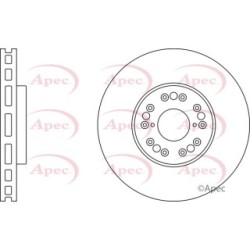 Brake Disc APEC DSK316 OE Ref 4351230180