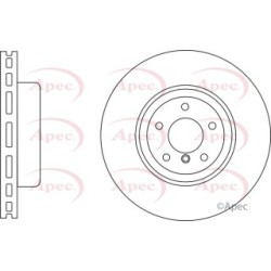 Brake Disc APEC DSK3163 OE Ref 34116794427