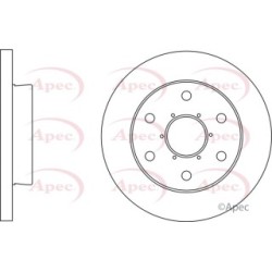 Brake Disc APEC DSK3171 OE Ref 504267884 APEC