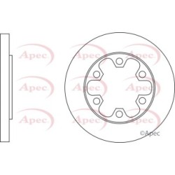 Brake Disc APEC DSK3172 OE Ref 2226521