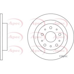 Brake Disc APEC DSK3174 OE Ref 52026321