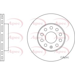 Brake Disc APEC DSK3175 OE Ref 5Q0615301A
