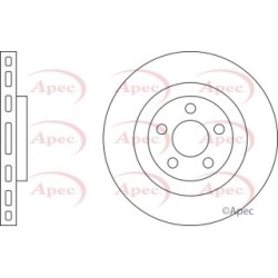Brake Disc APEC DSK3178 OE Ref 2467599