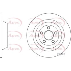 Brake Disc APEC DSK3179 OE Ref 2430220